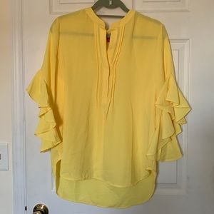 Brand, new Vince Camuto, yellow blouse